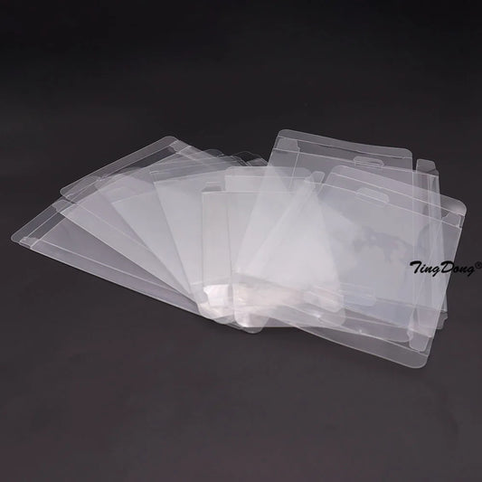 10 Cajas Transparentes para Cartuchos de Videojuegos